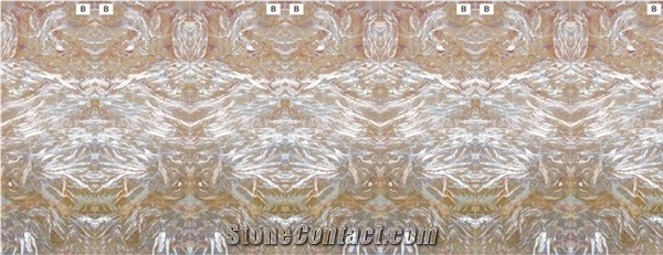 Golden Rriver Marble Slabs, Italy Gold Marble