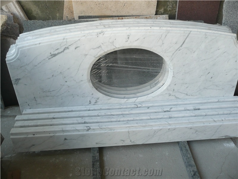 White Marble Vanitytop,Marble Stone Countertop
