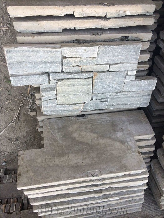 Grey Slate Exposed Wall Stone Natural Surface