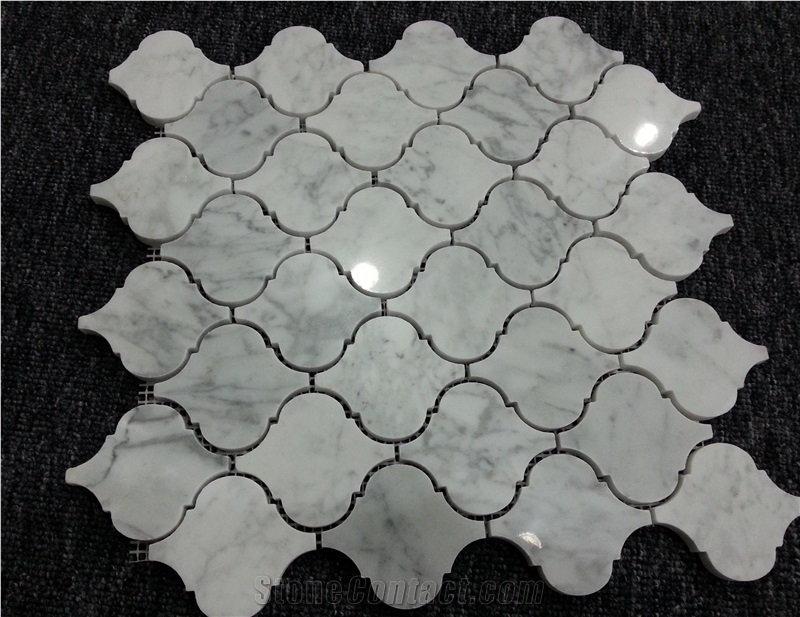 Bianco Carrara White Marble Mosaic Tile