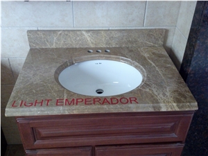 China Gold Yellow Granite Bathroom Vanitytop