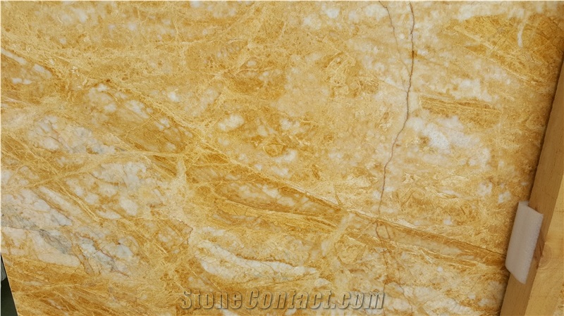 Golden Yellow Marble Slab,Gold Amber Marble Tile