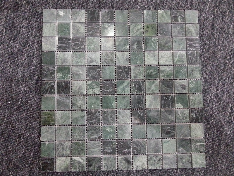 Indian Green Marble Mosaic Tile,Green Stone Mosaic