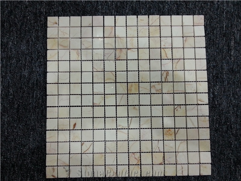 Sofitel Gold Marble Mosaic Tile,Gold Marble Mosaic