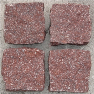Granite G666 ,Red Porphyry Cube,Stone Cobble
