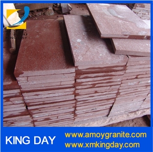 Chinese Red Porphyry Blind Paving Stone