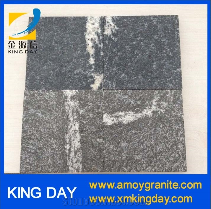 Granite Black Via Lactea Tiles,Jet Mist Granite