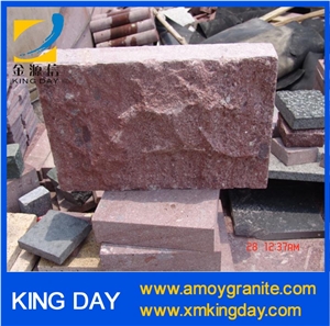 Red Porphyry Paving Stone,Red Porphyry Cube Stone