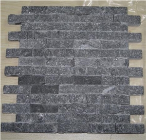 Black Limestone Mosaics Tiles,Backsplash Mosaic
