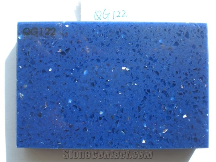 Blue Crystal Quartz Stone,Blue Star Solid Surface