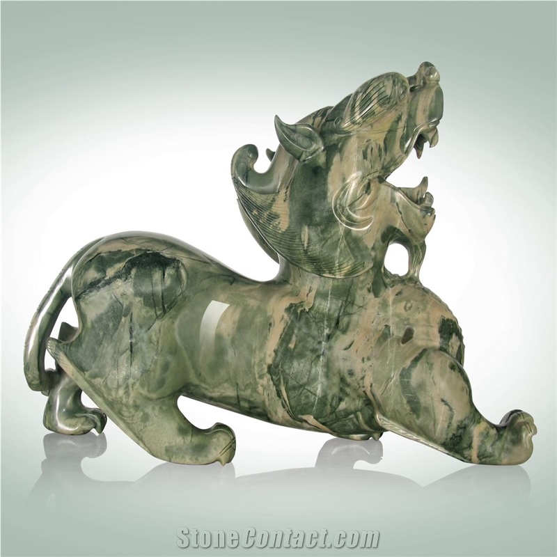 Huaan Jade Stone Leopard Sculptures,Carvings