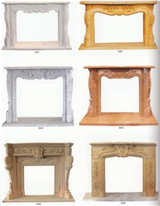 Marble Fireplace Surround,Mantels,Indoor Fireplace