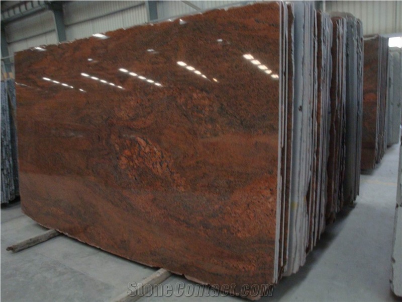 Red Multicolor Granite Slabs,Wall Cladding Tiles