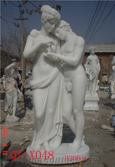 White Marble Western Sculpture,Garden Statues