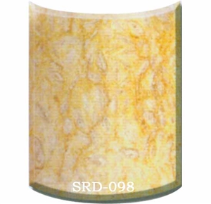 Yellow Marble Hollow Column Panel