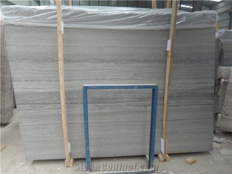 Blue Wood Marble Vein Cut Slab,Wall&Floor Covering