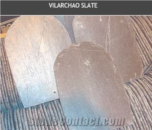 Vilarchao Slate Roof Tiles, Spanish Grey Slate Roof Tiles