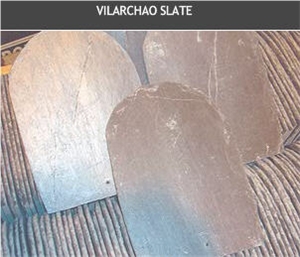Vilarchao Slate Roof Tiles, Spanish Grey Slate Roof Tiles