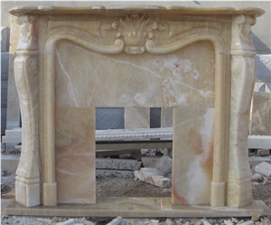 Modern Black Marble Fireplace Mantel,Surround