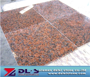 Maple Red Granite Slabs & Tiles, China Red Granite