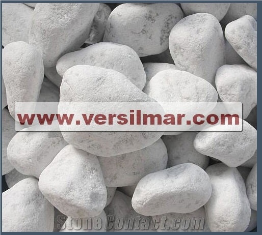Bianco Carrara Pebbles Mm. 40/60.
