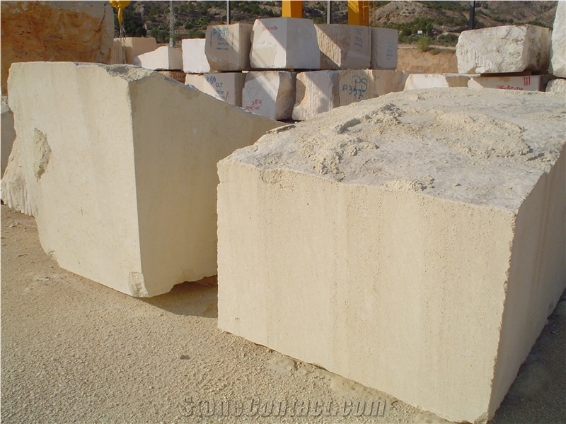 Sandstone Blocks, Piedra De Montealegre Beige Sandstone
