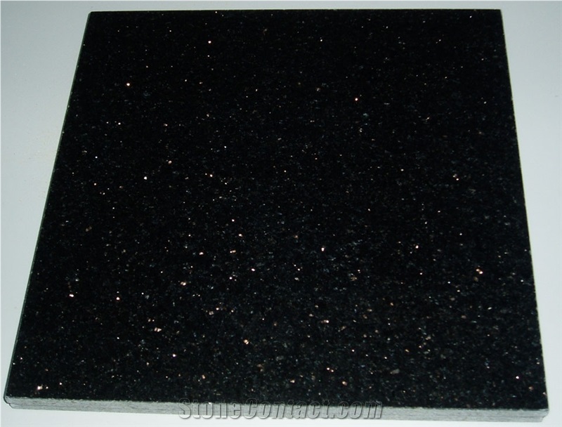 Black Galaxy Granite Slabs,Tiles