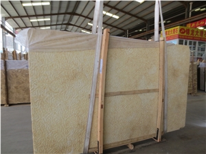 Cheap Yellow Beige Marble Sunny Gold Marble Tiles