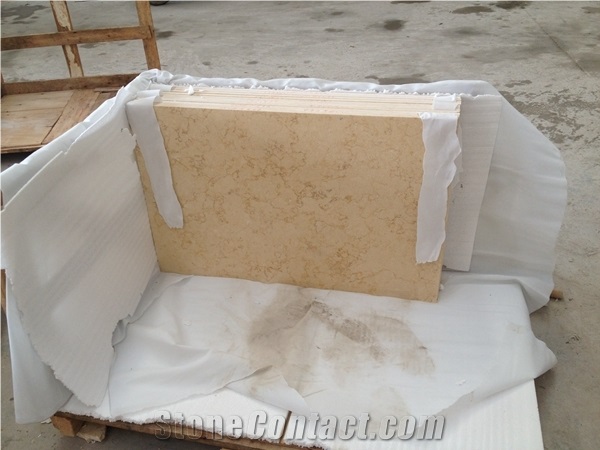 Egypt Beige Color Marble Tiles Sunny Marble