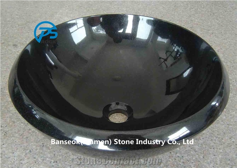 Black Granite Sinks & Basin, Black Stone Sink