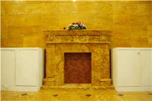 China Gold Marble Golden Marble Slabs & Tiles