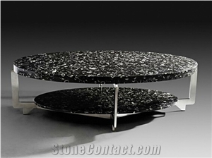 Shell Fossil Cafe Table Dinner Table End Table