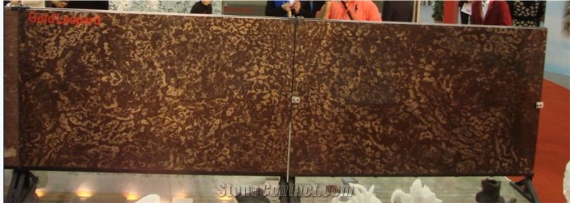Leopard Golden Brown Marble Slabs Tiles, China Cafe Brown Marble Interior Wall Cladding,Floor Covering