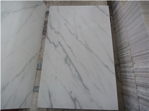 Bianco Calacatta White Marble Slabs,Carrara Tiles,Floor Covering Bathroom Wall