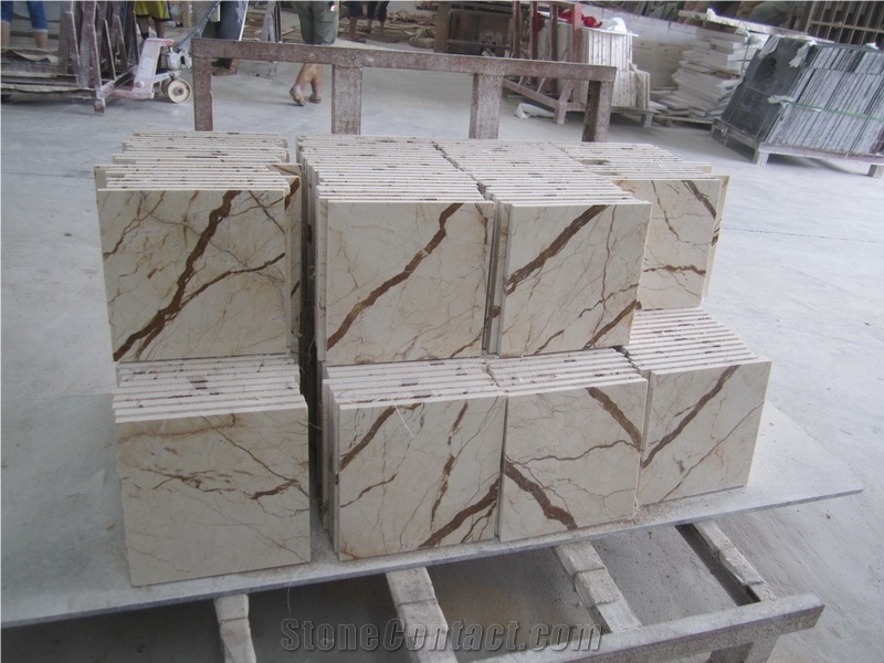 Sofitel Gold Marble Slabs Tiles Wall Cladding Floor Covering Interior Stone