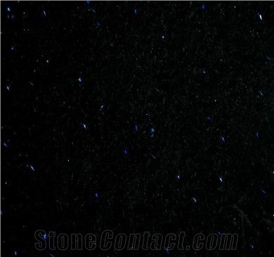 Blue Star B (Black Granite with Blue Dots )
