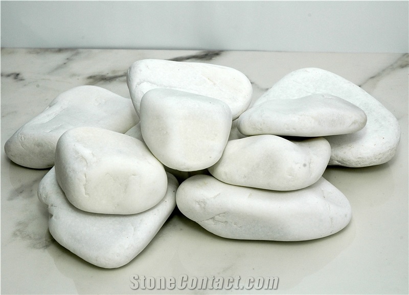 Pebble Stone, Dolomite White Pebble & Gravel