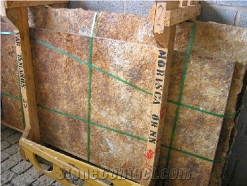 Gold Stones Handcutted and Machine Sawn Tile