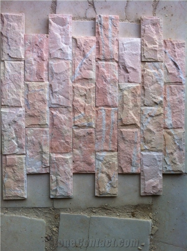 Mushroom Pink Marble Wall Cladding