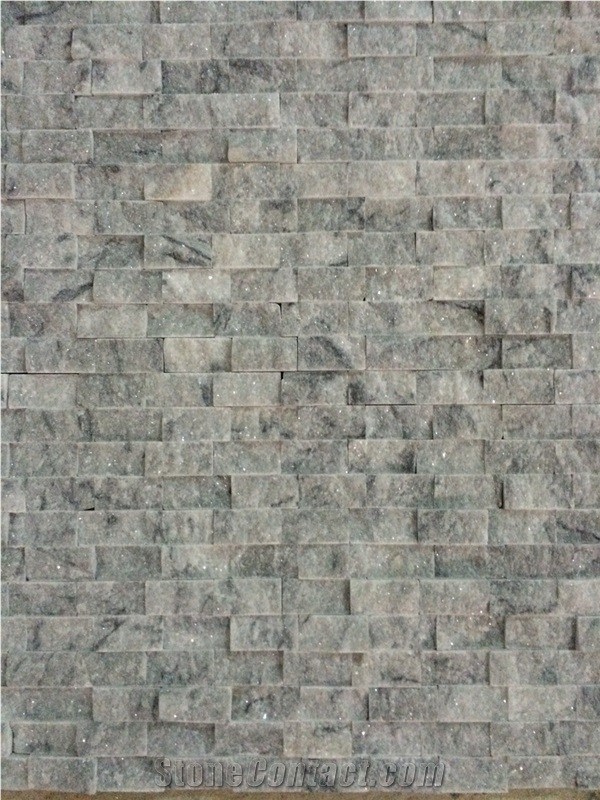 Alinda Grey Marble Sparkly Split Face Mosaics