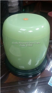 Mono Medium Green Onyx Cremation Urns