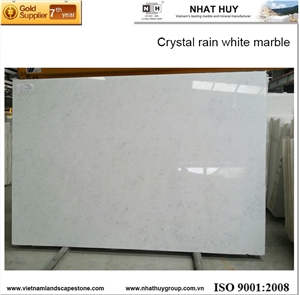 Crystal Rain White Marble