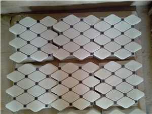 Vietnam White Marble Mosaic Tiles