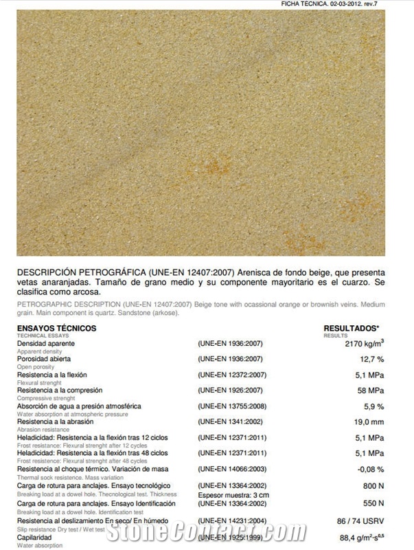 Dorada Urbion Sandstone Slabs, Spain