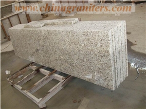 Giallo Ornamental Prefabricated Granite Countertop