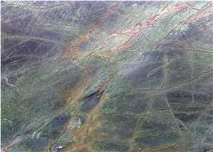 Rain Forest Green Marble Slabs