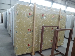 YUANDA Yellow Engineered Quartz Slabs