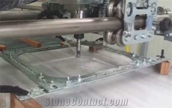 Revolution - 4 Axis Stone Processing Center, SINK CUT OUT MACHINE