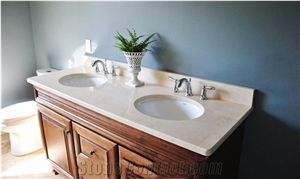 Beige Marble Cream Marfil Customized Countertops in China