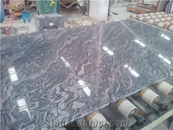 China Juparana New Rocky Wave Grey Granite Slabs and Tiles
